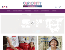 Tablet Screenshot of curiosityfashion.com.au